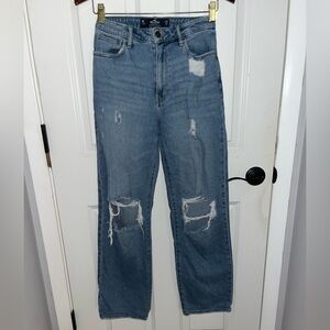 hollister high rise dad jeans